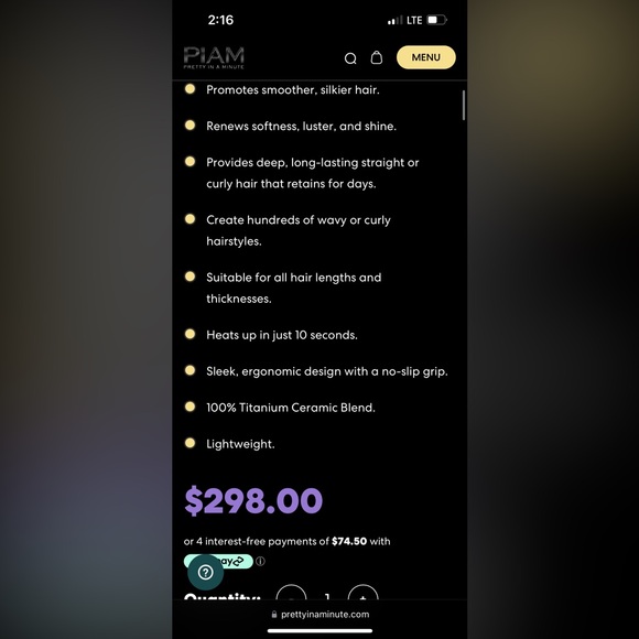 Pretty in a minute curling wand, brand new! - Picture 4 of 5